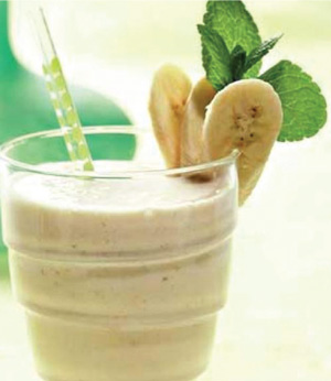 Honey milk shake