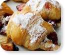 Crescent rolls with cherries suited to every taste