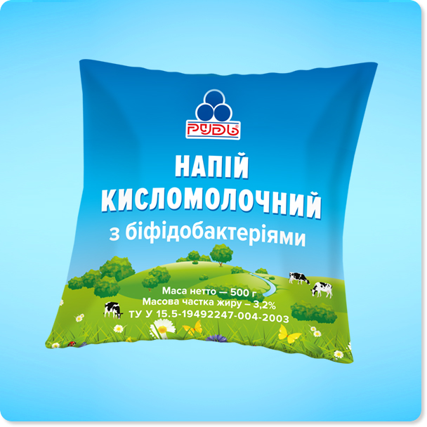 Напиток кисломолочный с бифидобактериями 3,5%, 500 г