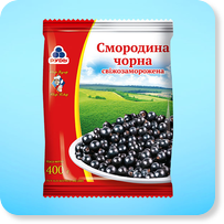 Замороженные продукты<br>ТМ «Шеф-Повар» «Смородина чёрная свежезамороженная»