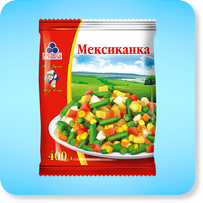 Замороженные продукты<br>ТМ «Шеф-Повар» Смесь для жарки «Мексиканка»