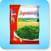 Замороженные продукты<br>ТМ «Шеф-Повар» «Брокколи»