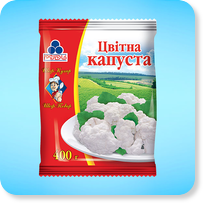 Замороженные продукты<br>ТМ «Шеф-Повар» «Цветная капуста»